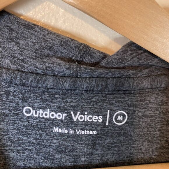 Outdoor Voices M All Day Hoodie Sweatshirt Blue Heather CloudKnit Running Activ - Picture 6 of 6